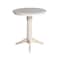 International Concepts Round 30 in Round Top Pedestal Table, 40.9 inH, Unfinished, 30 W, 30 L, 41.9 in H, Wood, Unfinished K-30RT-27B-6B-2 - alternate 1